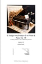 II: Adagio from Sonata No. 3 for Violin and Piano  Orchestra sheet music cover
